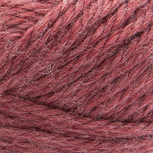 Image of Lion Brand Yarn, Re-Spun Thick & Quick Yarn, Dark Cherry, Red, 3 Pack