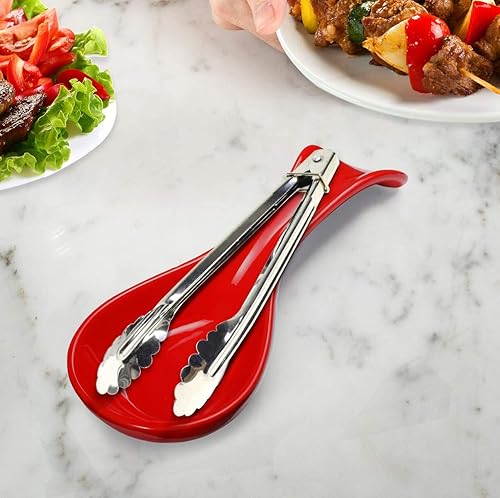 Miniatura 6 de Soporte de cuchara de cerámica para cocina, soporte para cucharas para estufa, encimera, soporte para utensilios de cocina, soporte para cucharas