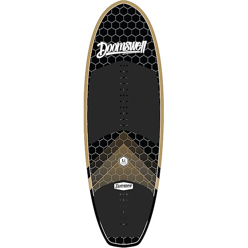 Doomswell Lithium Wakesurf Board – 5'2" Beginner Wake Surf Board for Beginners, Steady & Larger Wakesurf Board for Easy Wakesurfing, Tri-Fin Setup, Rounded Nose, Supports Up to 240 lbs