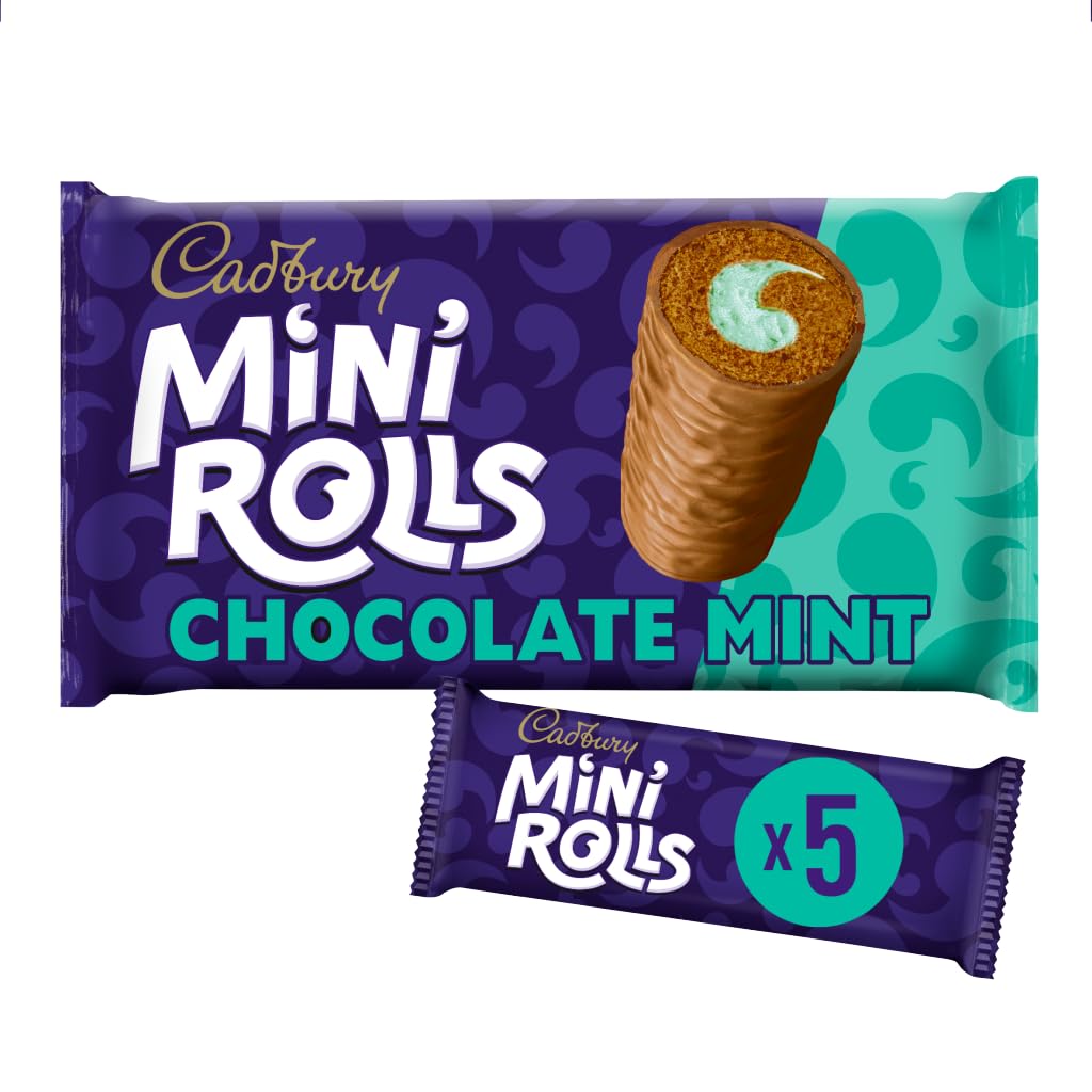 Cadbury 5 Mini Rolls Chocolate Mint