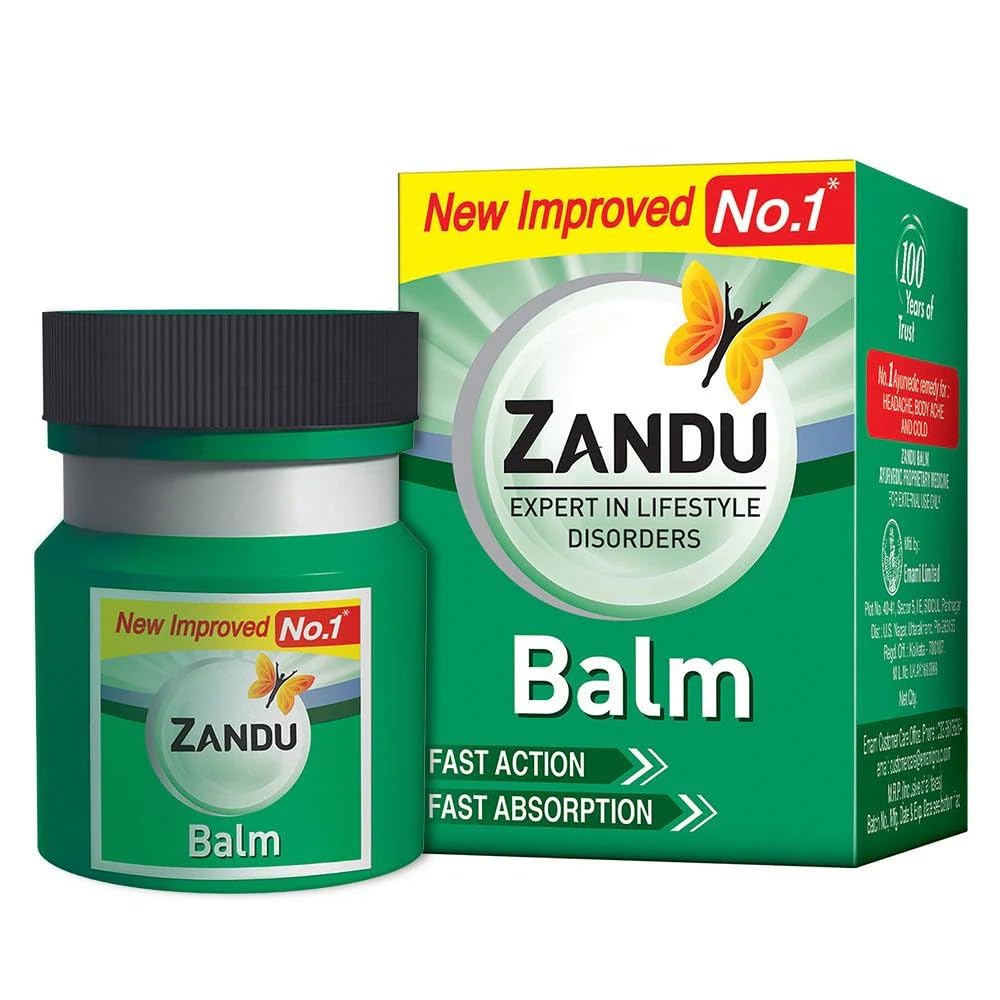 Zandu Long-Lasting Relief Zandu Balm (8 ml) : Amazon.in: Health & Personal Care