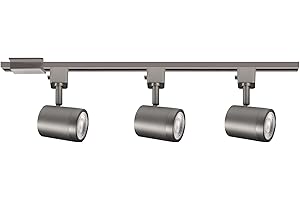 WAC Lighting Track Lighting 10W LED Energy Star 3-Light Brushed Nickel Kit