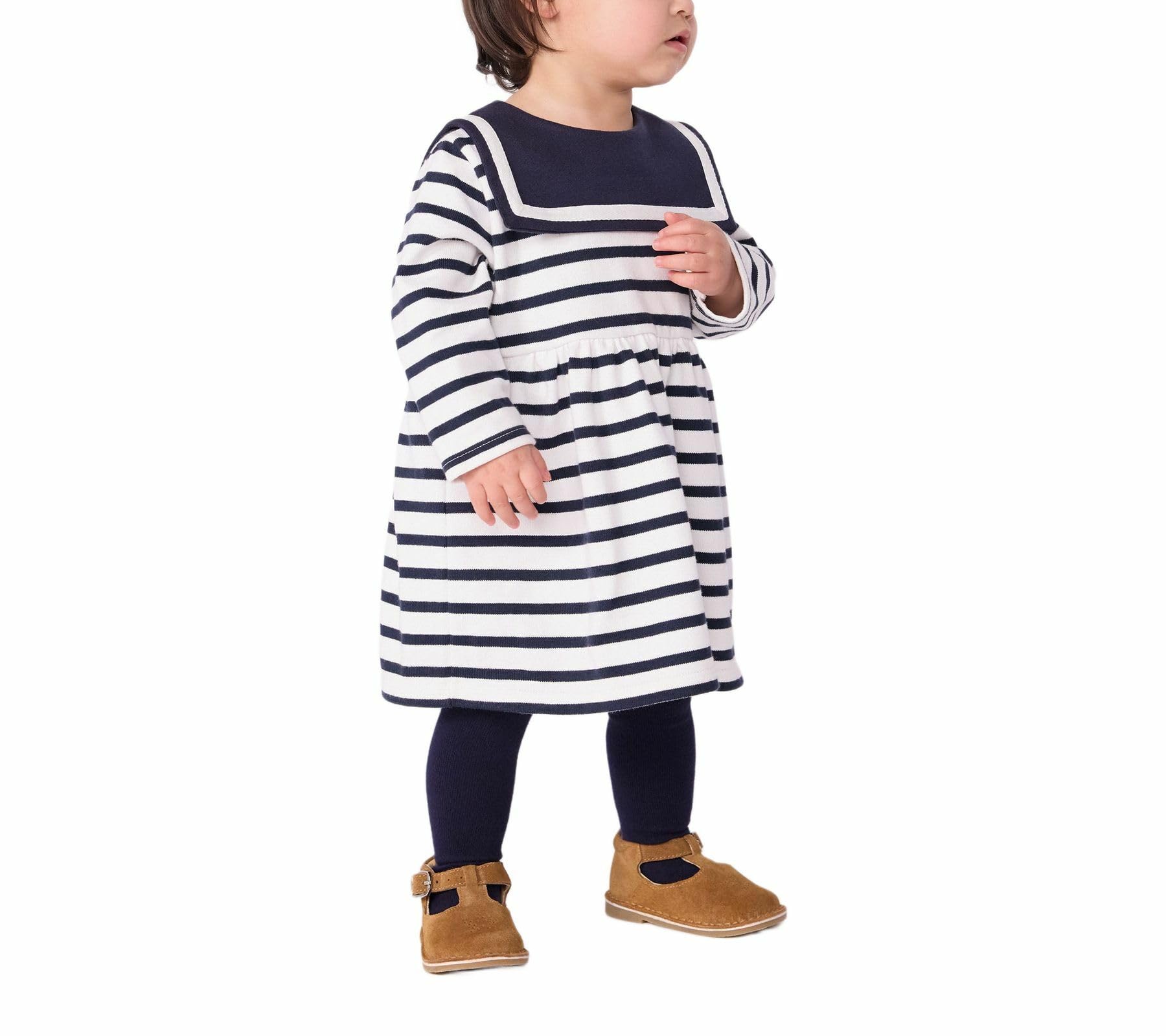 Petit Bateau A0cny Robe Manches Longues Bébé Fille (Lot de 1)