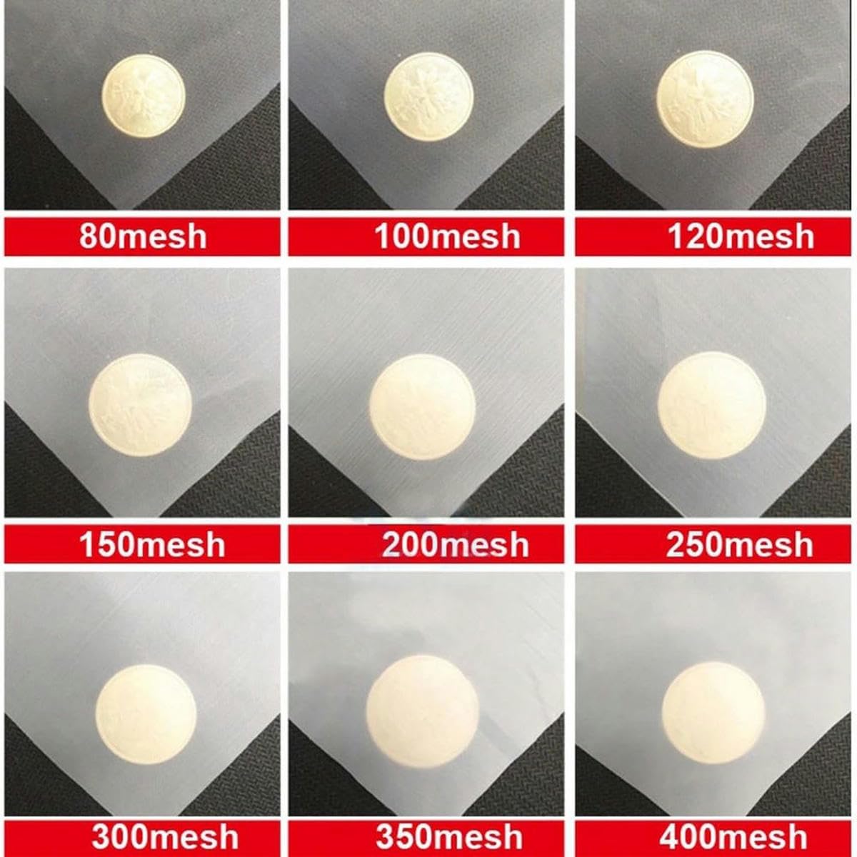 20-500 Mesh Filtro in nylon per uso alimentare Mesh Micron Olio da cucina Filtro per l'acqua alimentare Rete Tessuto Panno Precisamente Vino Birra Birra Colino-500Mesh 25Micron-1x1 metro