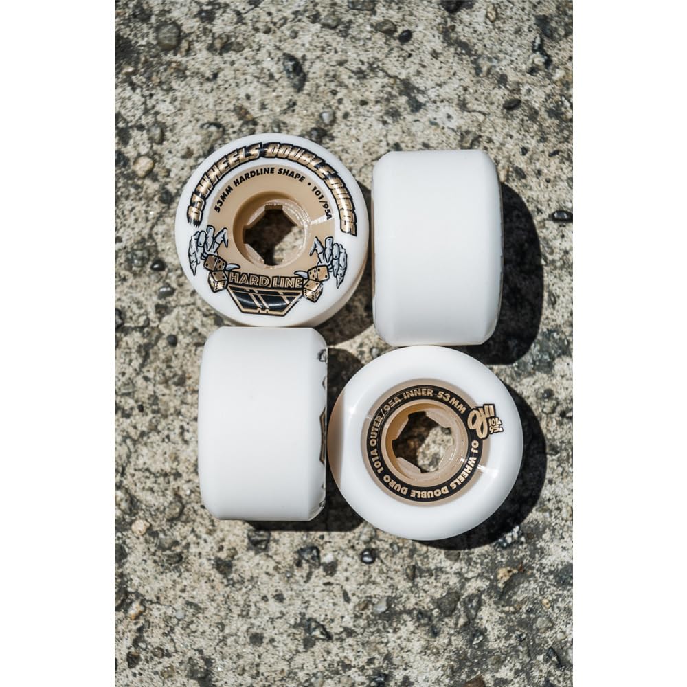 Amazon | (オージェイウィール)OJ WHEELS 53mm DOUBLE DURO WHITE/GUM