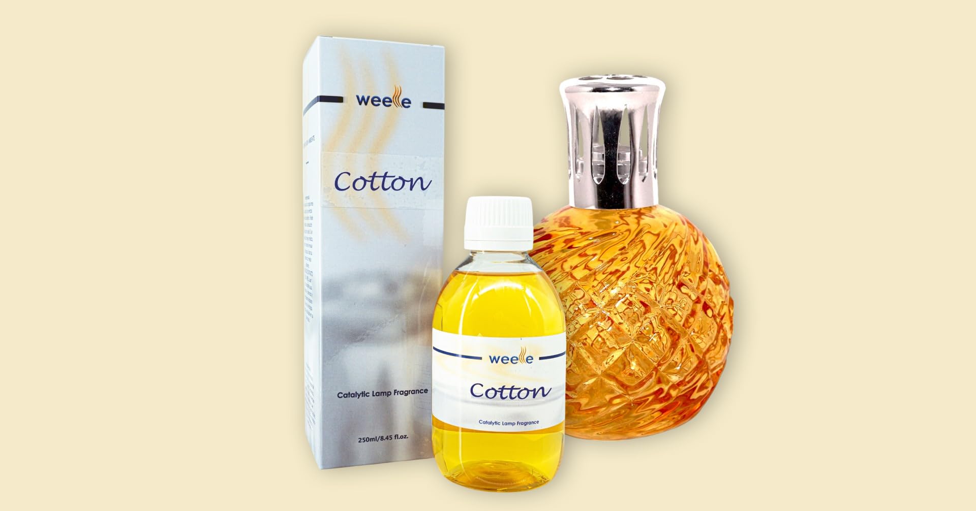 Recarga Fragancia para Lampara Catalitica Weele, 250 ml (Cotton)