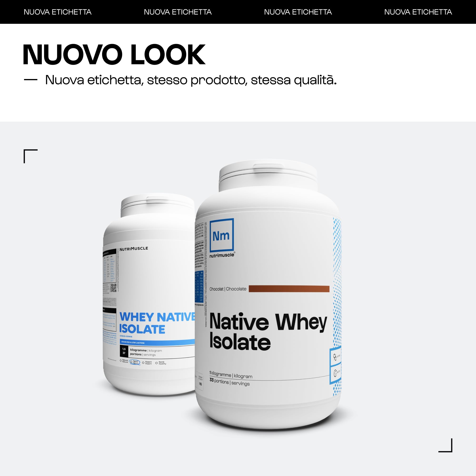 Nutrimuscle Isolato di siero di latte puro al 100% | Polvere extra proteica (90%) - Latte francese - Bodybuilding e fitness | Gusto Cioccolato Naturale (1,5 kg (confezione da 1))…