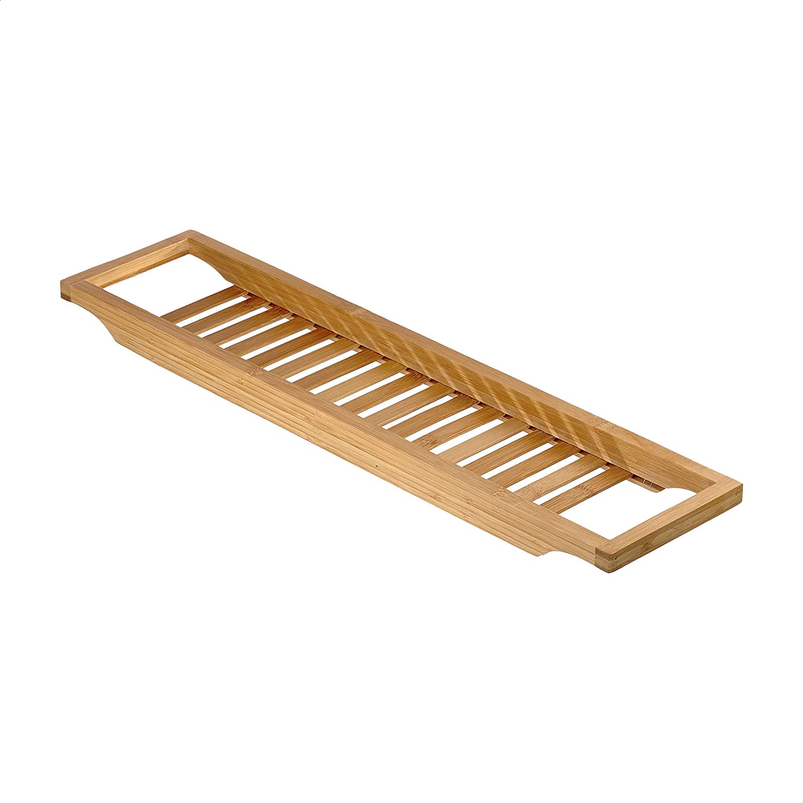 EUROXANTY Bandeja para Baño de Bambú | Acabado en Madera Natural | Soporte para Bañera | 68 x 14 Centímetros |