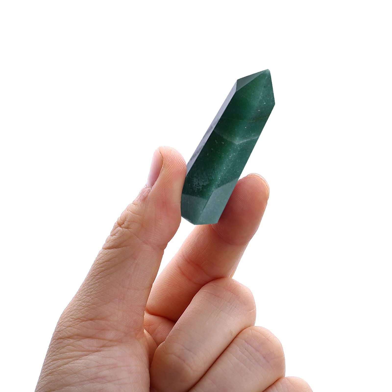 Pietra Naturale Colorata Fluore Bacchetta Punto Decorazione Lucido Cristallo Di Quarzo Torre Reiki Guarigione Obelisco - Foto 2