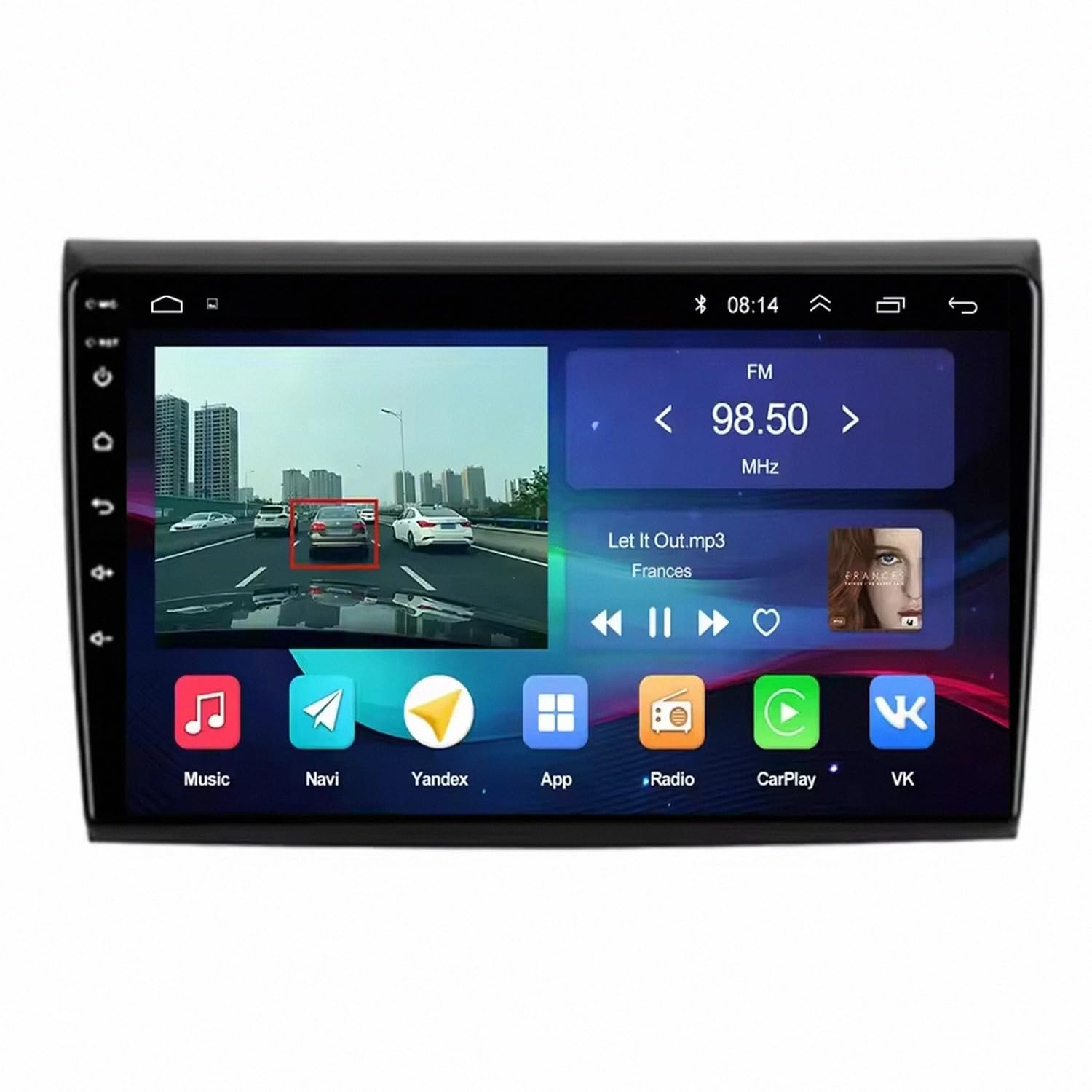 Pantalla multimedia Fiat Bravo con Android Auto inalámbrico y GPS HD 8