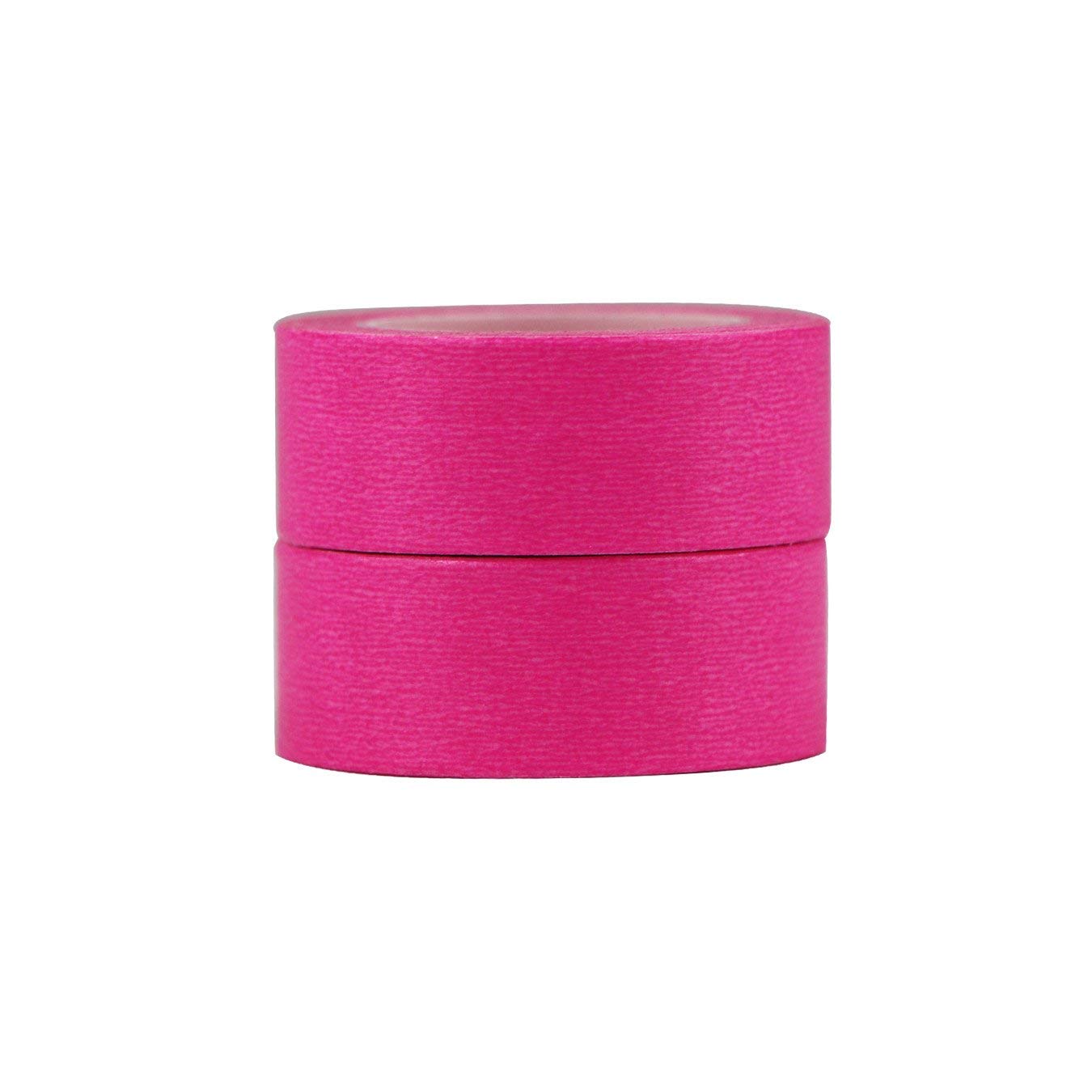 2pcs 10m x 15mm Decorative Washi Tape Masking Tape Adhesive Scrapbooking DIY Craft Gift (Pink)