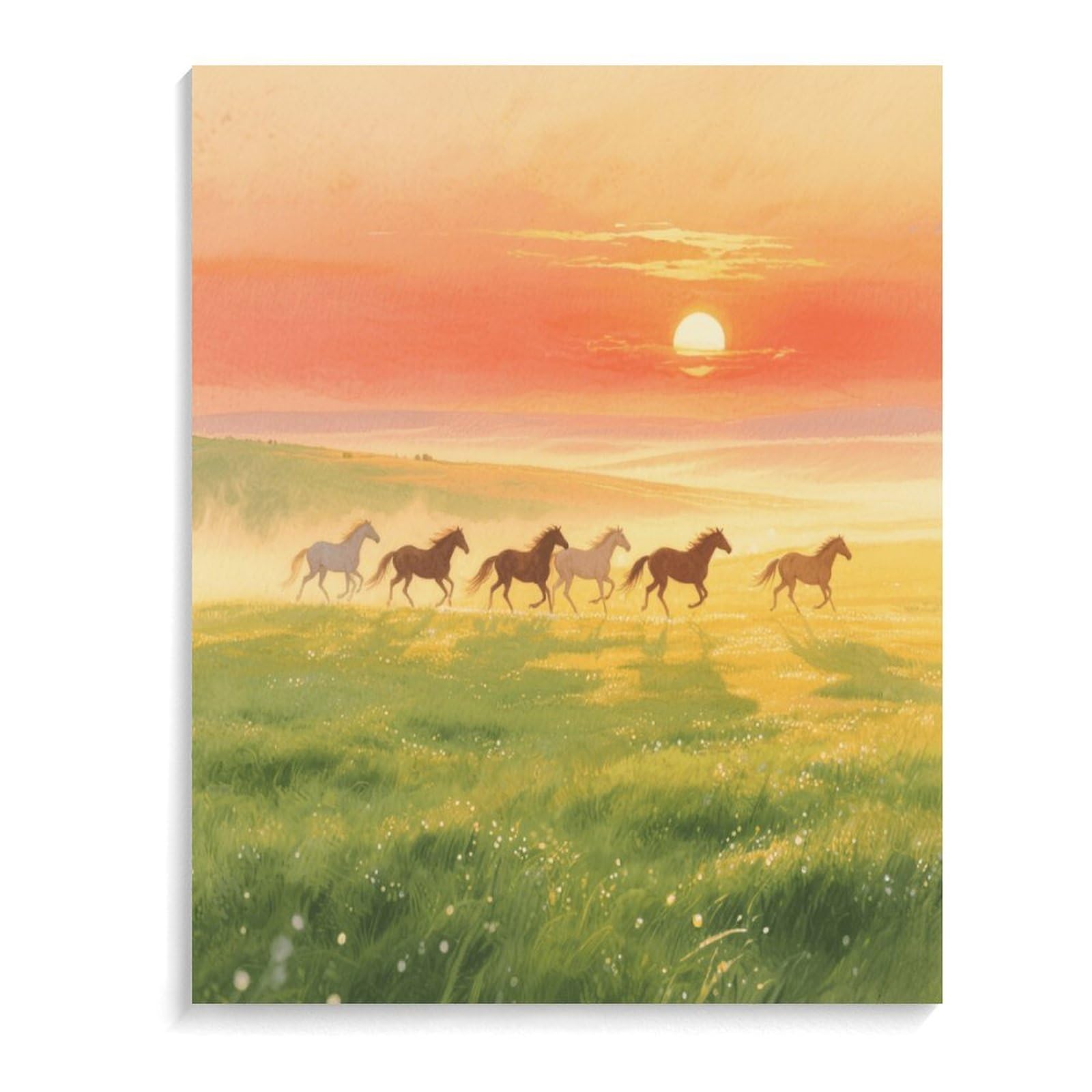 KOAYUBFC Malen nach Zahlen für Erwachsene, Anfänger, Erwachsene, Malen-nach-Zahlen-Kits auf Leinwand, Acryl-Ölfarben, Gemälde mit Pinseln als Geschenk, Wanddekoration für Zuhause, Wanddekoration