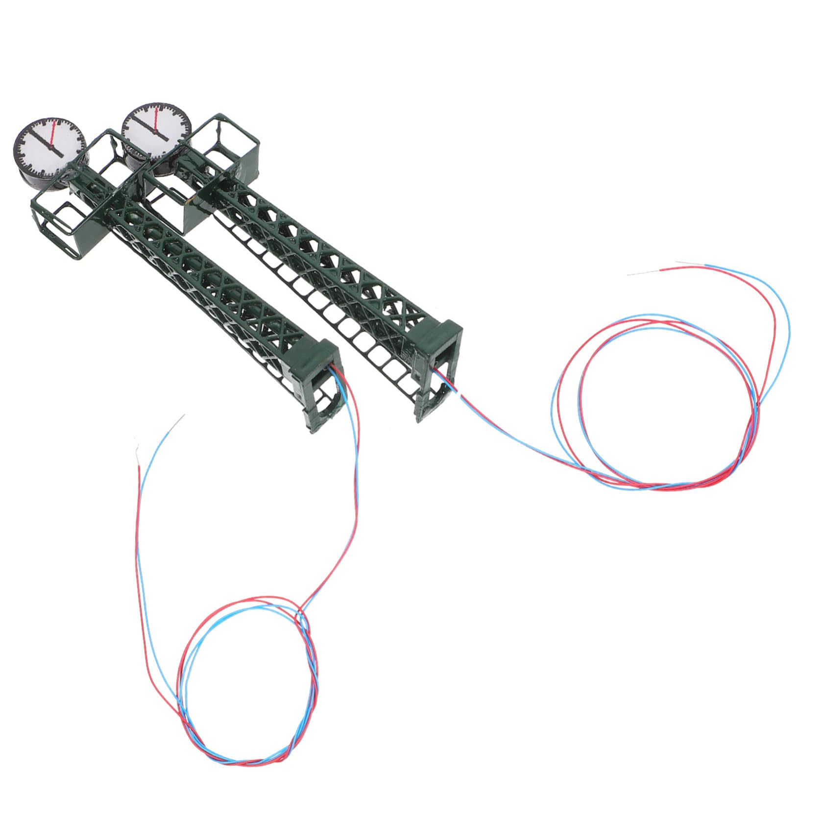 OHPHCALL DIY Model Railway Accessory Miniature Railway Clock Light o Scale Street Lights Train Lamps for Micro Layouts and Dioramas