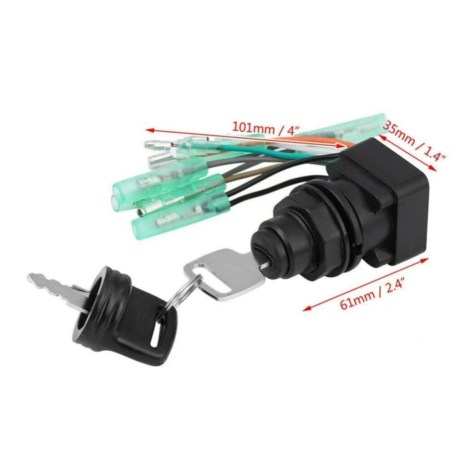 Interruptor de arranque 37110-92E01 37110-99E00 APTO PARA Suzuki Interruptor de encendido arranque Conjunto interruptor llave Motores fueraborda