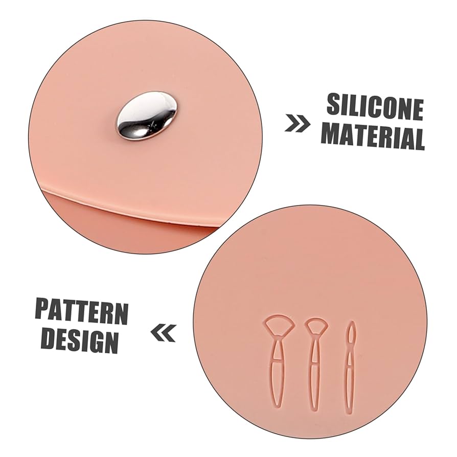 Amazon｜WESIEVYA メイクアップバッグ ブラシホルダー シリコン