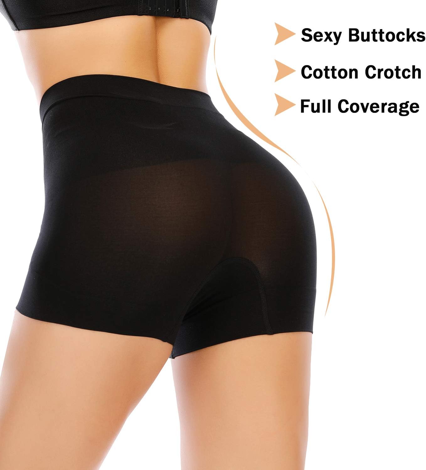 Womens Seamless Shaping Boyshorts Panties Tummy Control Underwear Slimming Shapewear Slip Shorts - Image 5