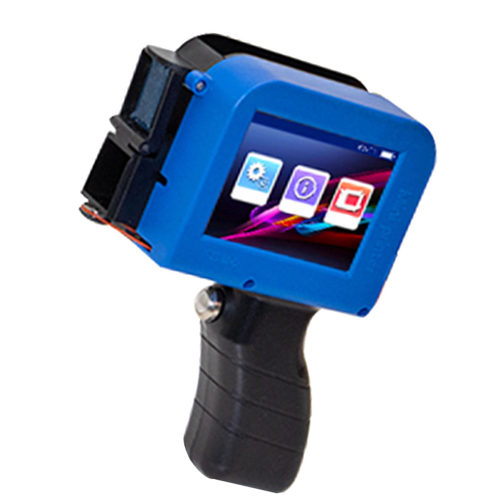 Stampante a Getto D'inchiostro Portatile Touch Screen HD LED Pistola per Stampante a Getto D'inchiostro Portatile Multifunzionale con Maniglia Stampa Continua Stabile su Varie