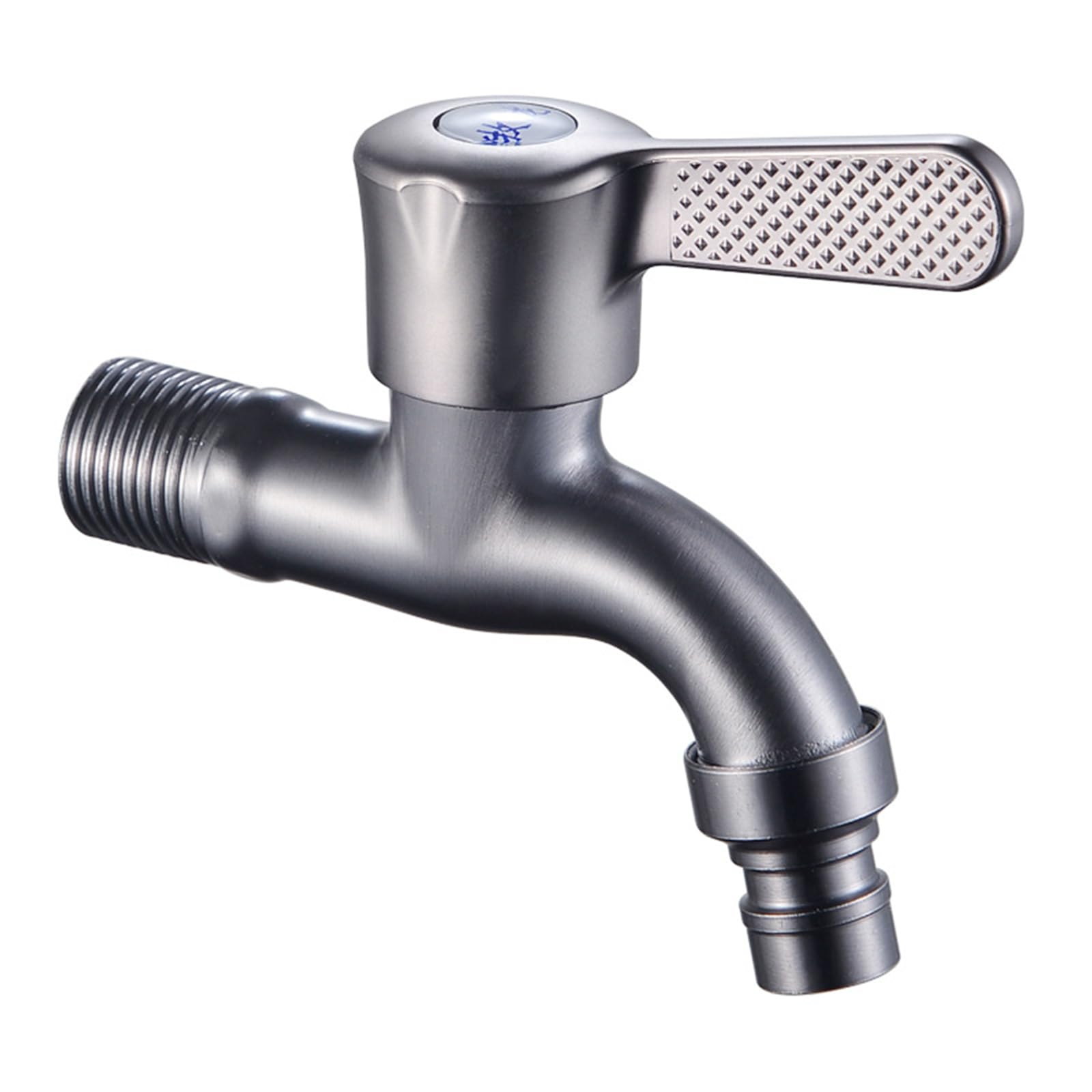 Msioytog Multicolor 1 / 2Inch Household Mop Pool Tap Wall Mounted Washing Machine Faucet Stainless Steels Washer Faucets Wall Mounted Washing Machine Faucet