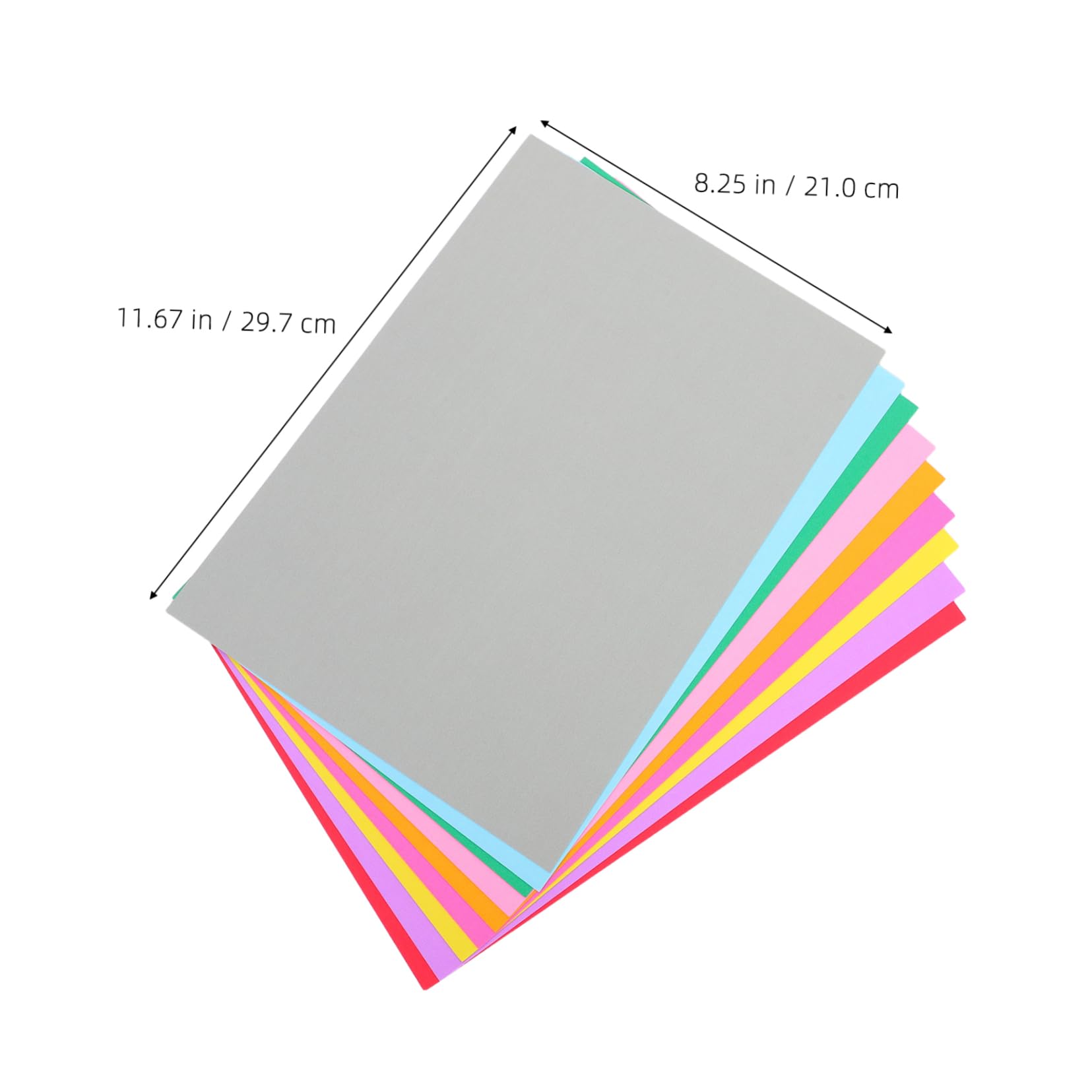 Cartulina de Colores para Manualidades 250 Piezas, Gruesa