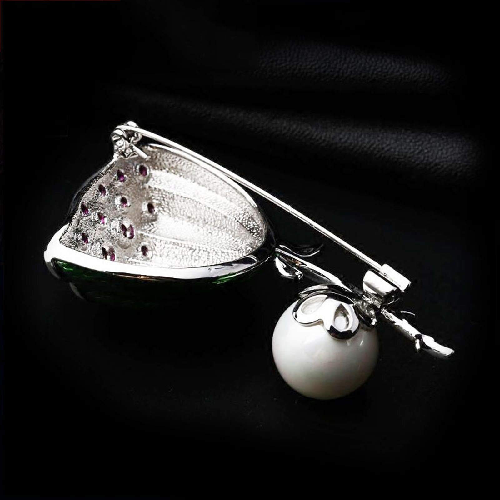 Broche de Mujer Broche de Loto para Mujer, Broches de Perlas de imitación de Todo fósforo, Broches para Chaqueta, Chal, suéter, Broches exquisitos