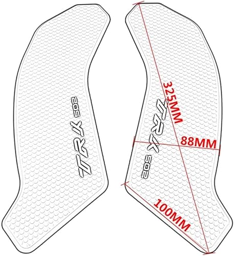 Miniatura 8 de Para TRK502 TRK502X Protector de almohadilla de tanque Calcomanía de gas Rodilla Tanque de tracción lateral para be&Nelli TRK 502 502X 2017-2023