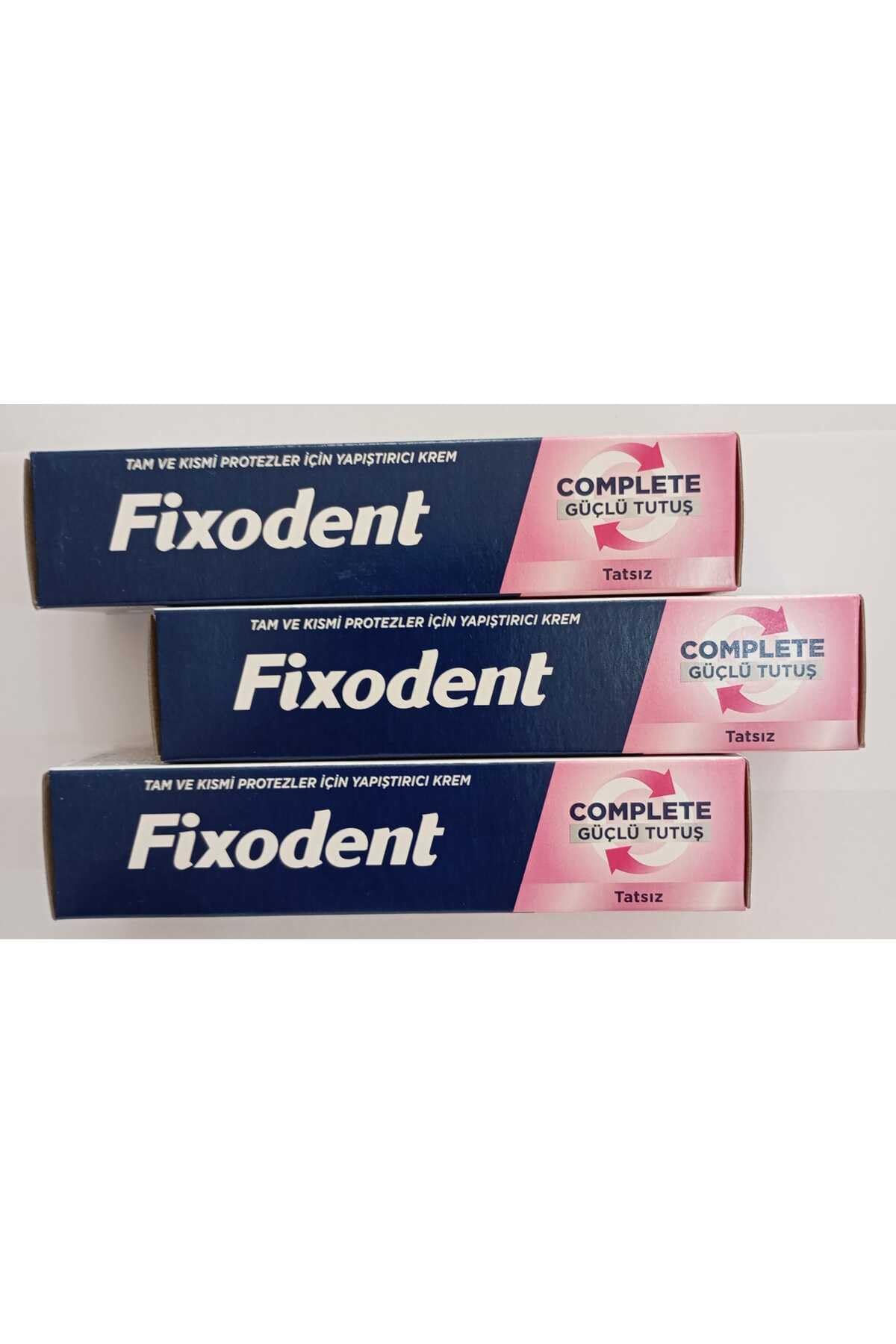 Fixodent Complete Diş Protez Yapıştırıcı Aromasız 47G X5 Adet