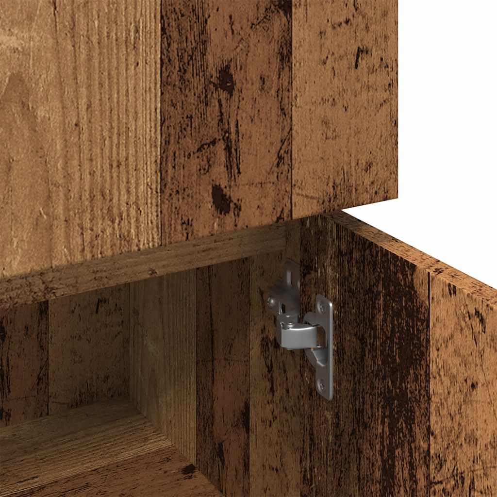ShGaxin Armario de baño Madera contrachapada Envejecida 30x30x95 cm, Muebles para Baño, Armario Baño, Mueble Baño Auxiliar, Columna Baño, Auxiliares para Baños - 856061