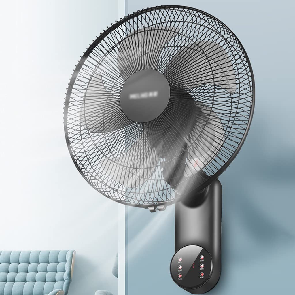 Ventilatore da Parete Industriale 65cm con Oscillazione, Funzionamento Silenzioso a 3 velocità, Robusto alloggiamento in Metallo per officine e fabbriche, Kit di Montaggio salvaspazio Incluso