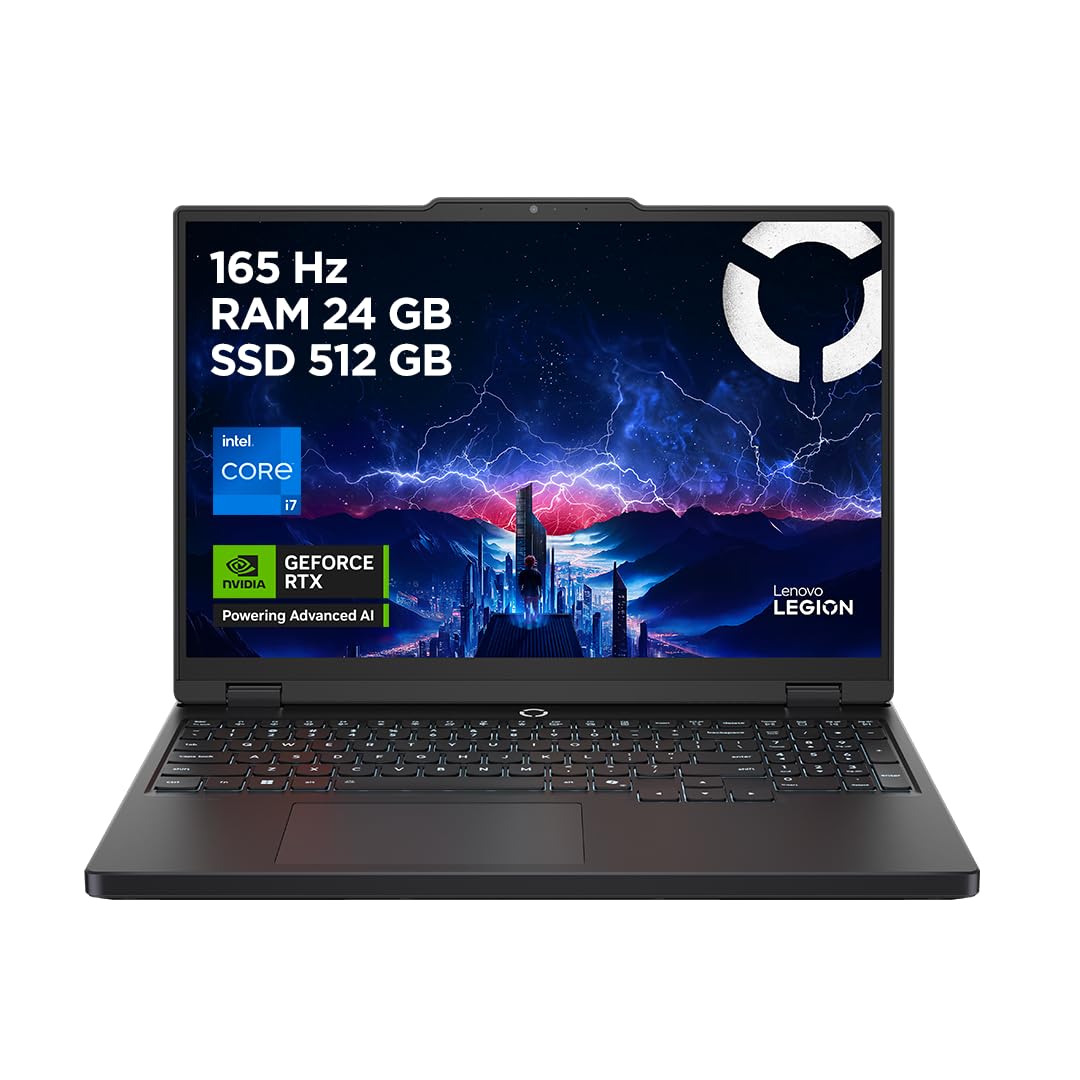 Lenovo Legion 5 Gaming Laptop - Display OLED WQXGA 15" 165Hz, Nvidia GeForce RTX 5070 8GB, Intel Core i7-13650HX, RAM 32GB, SSD 1T, Windows 11 Home, RGB Keyboard - Eclipse Black — view 13