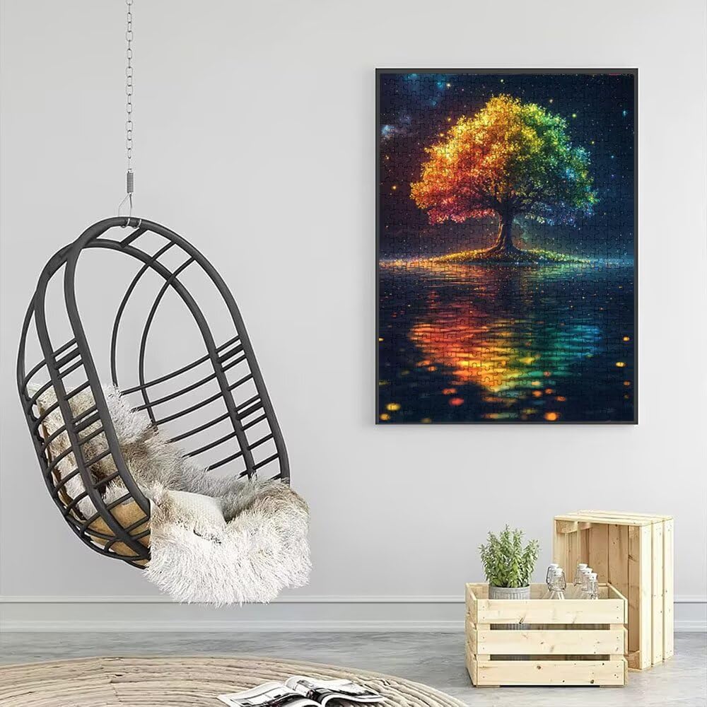 Puzzle 4000 Pezzi, Albero Stellare 3D Puzzle per Adulti Impegnativo, Educa Puzzles Artistico, Divertente E Stimolante Puzzles Decorativo per La Famiglia, Regalo e Decorazione Pareti DX0YL6-961