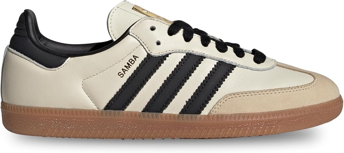 adidas Samba Og W ID0478, Sports Shoes, Beige Black, 12 US