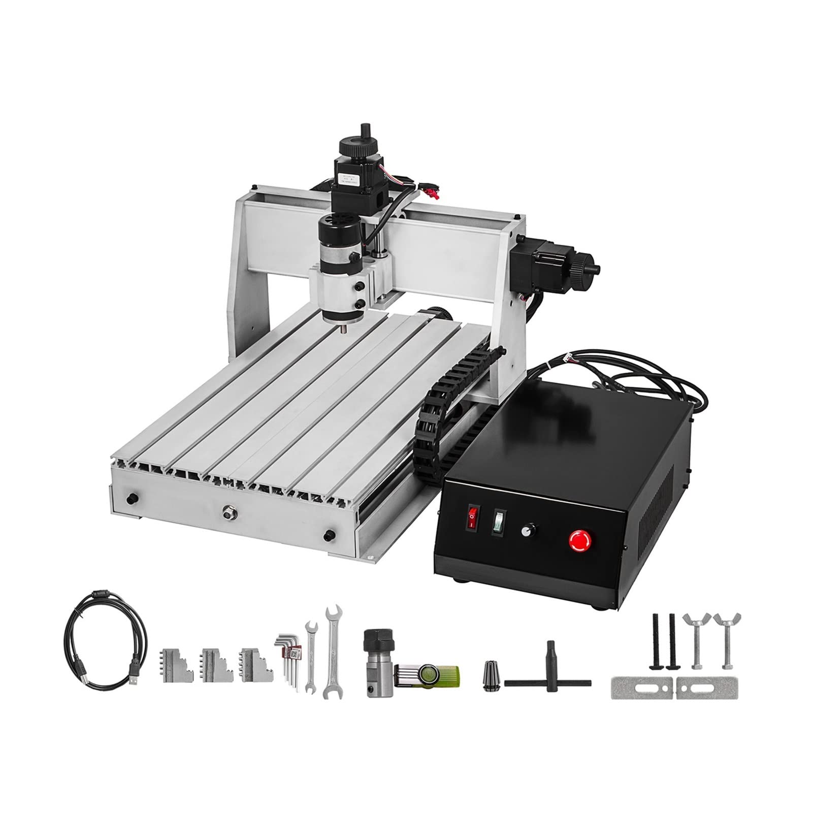 3 axes 3040 CNC Graveur de routeur USB Port ER11 500W Fracture de gravure de coupe for machines de menuiserie for le bois DIY Artisanat,Performance efficace