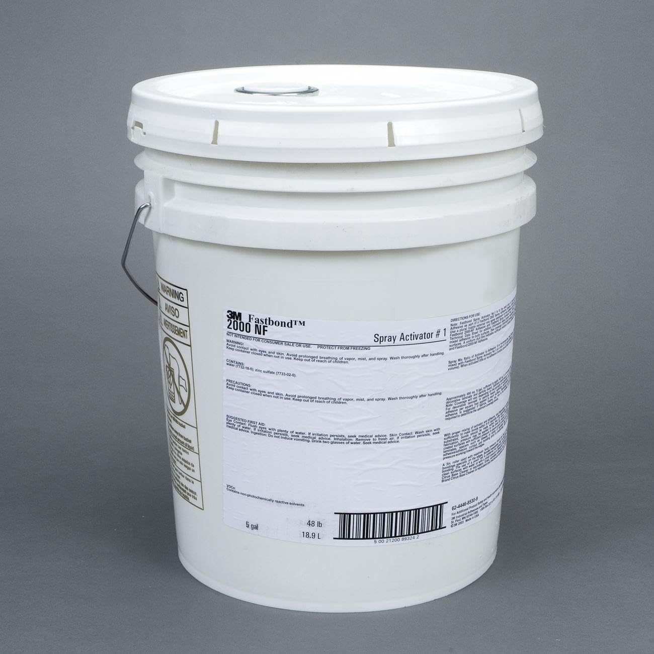 3M FASTBOND Spray ACTIVATOR 1, 5 Gallon (00021200893247) (5/Each)