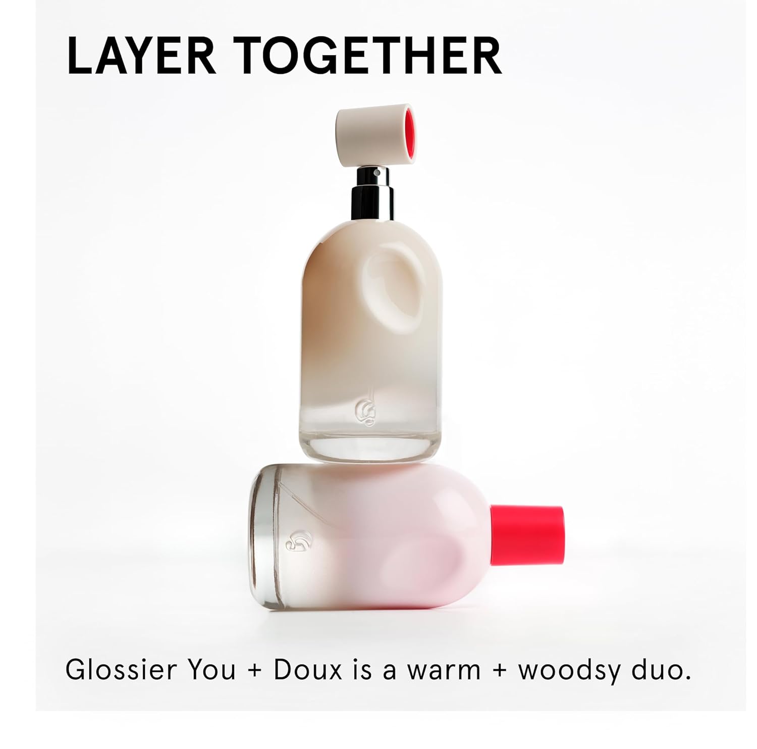Glossier You Doux Eau de Parfum - Unisex Fragrance for Men & Women, Skin-Scent Enhancer Smells Different on Everyone - Earthy Woody Perfume with Sweet Violet, Palo Santo & Ambrox Base Notes, 8ml