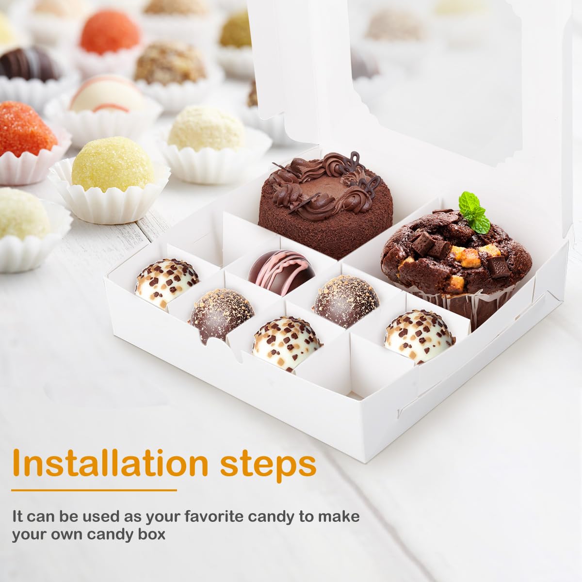 Amazon.com - LEEZDTTXAN 20pcs Empty White Pick and Mix Sweet Boxes