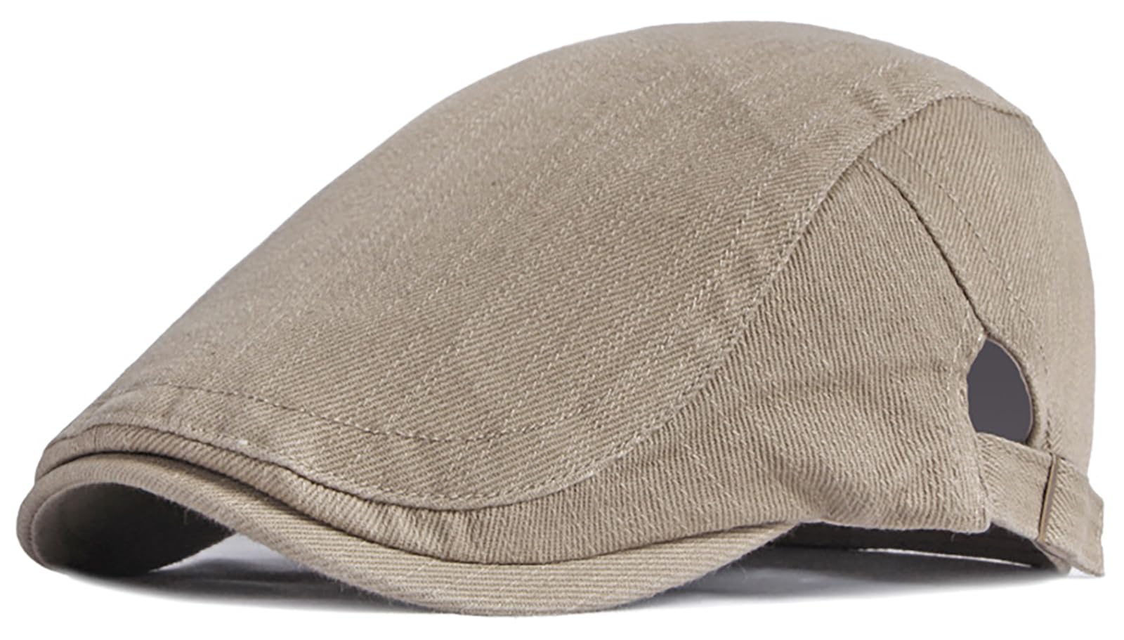 XYIYI Khaki Mens Cotton Newsboy Cap Flat Ivy Gatsby Driving Hat