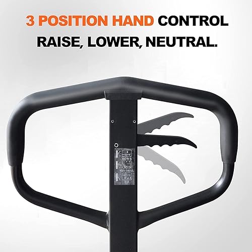 Miniatura 6 de Tory Carrier Manual Pallet Jack 5500lbs Capacidad, Pallet Truck de mano 48" L × 21" W Tamaño de la horquilla