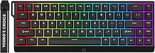 Hyekit x MCHOSE ACE 68 65% Wired Magnetic Switch Mechanical Gaming Keyboard, Rapid Trigger Hall Effect Keyboard, Hyper-Fast Adjustable Actuation, 8K Hz Polling Rate, RGB HotSwap, for PC/Mac, Black