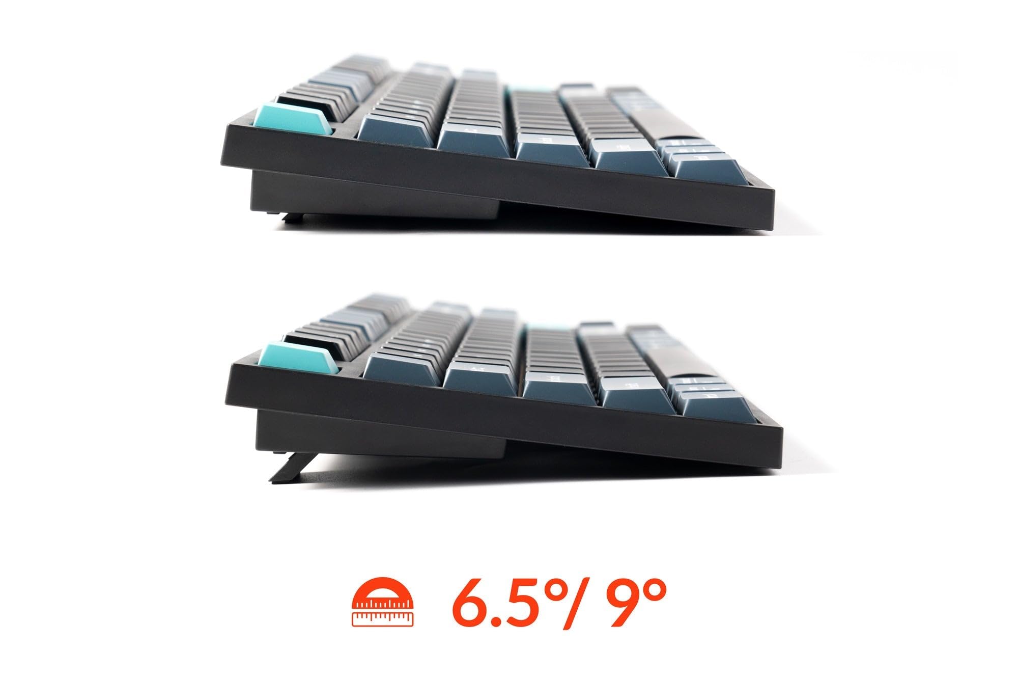 Keychron B36 – Tastiera Wireless Full-Size 100% ISO-IT Silenziosa con Meccanismo Scissor, Bluetooth 5.2, 2.4GHz, USB-C e Autonomia 320 Ore [Immagine ANSI]