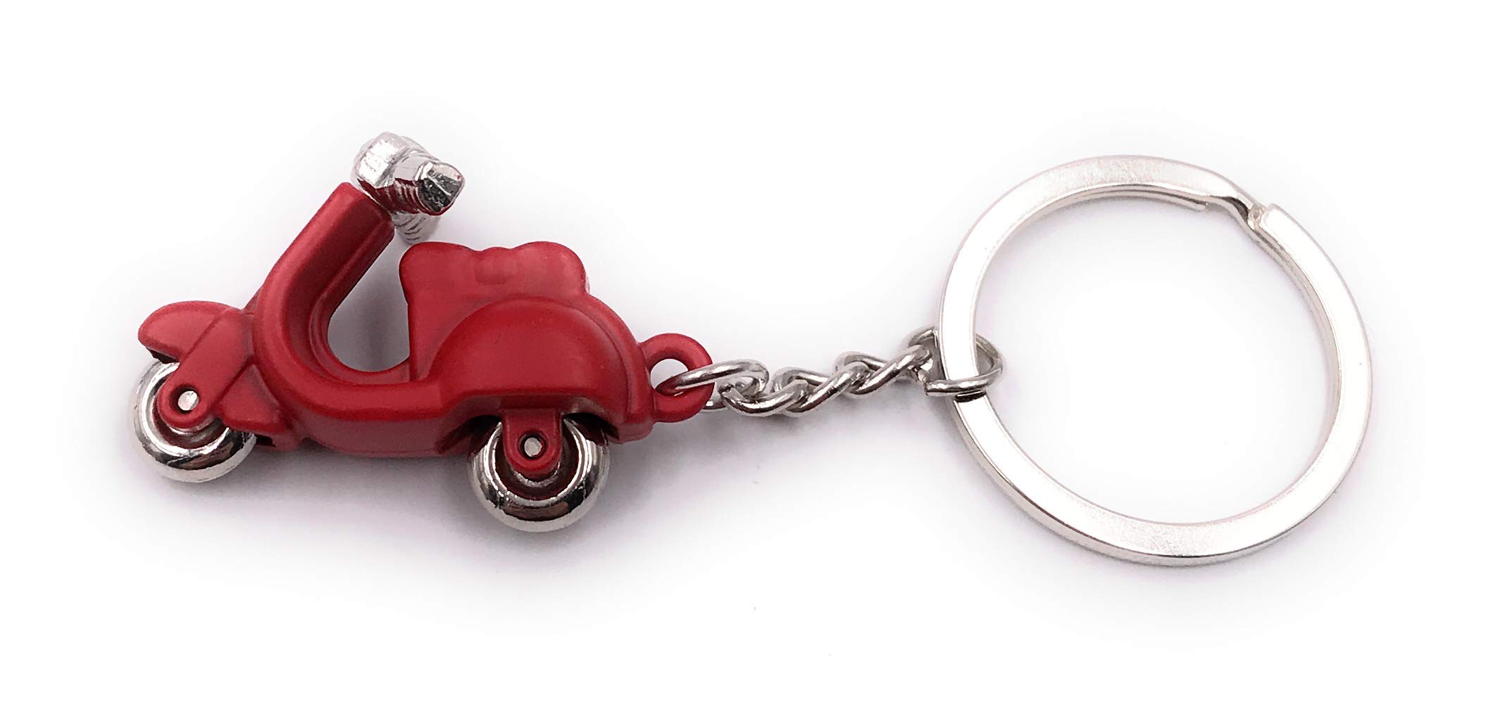 Onwomania - "Scooter Rouge Scooter Porte-clés - Porte-bonheur