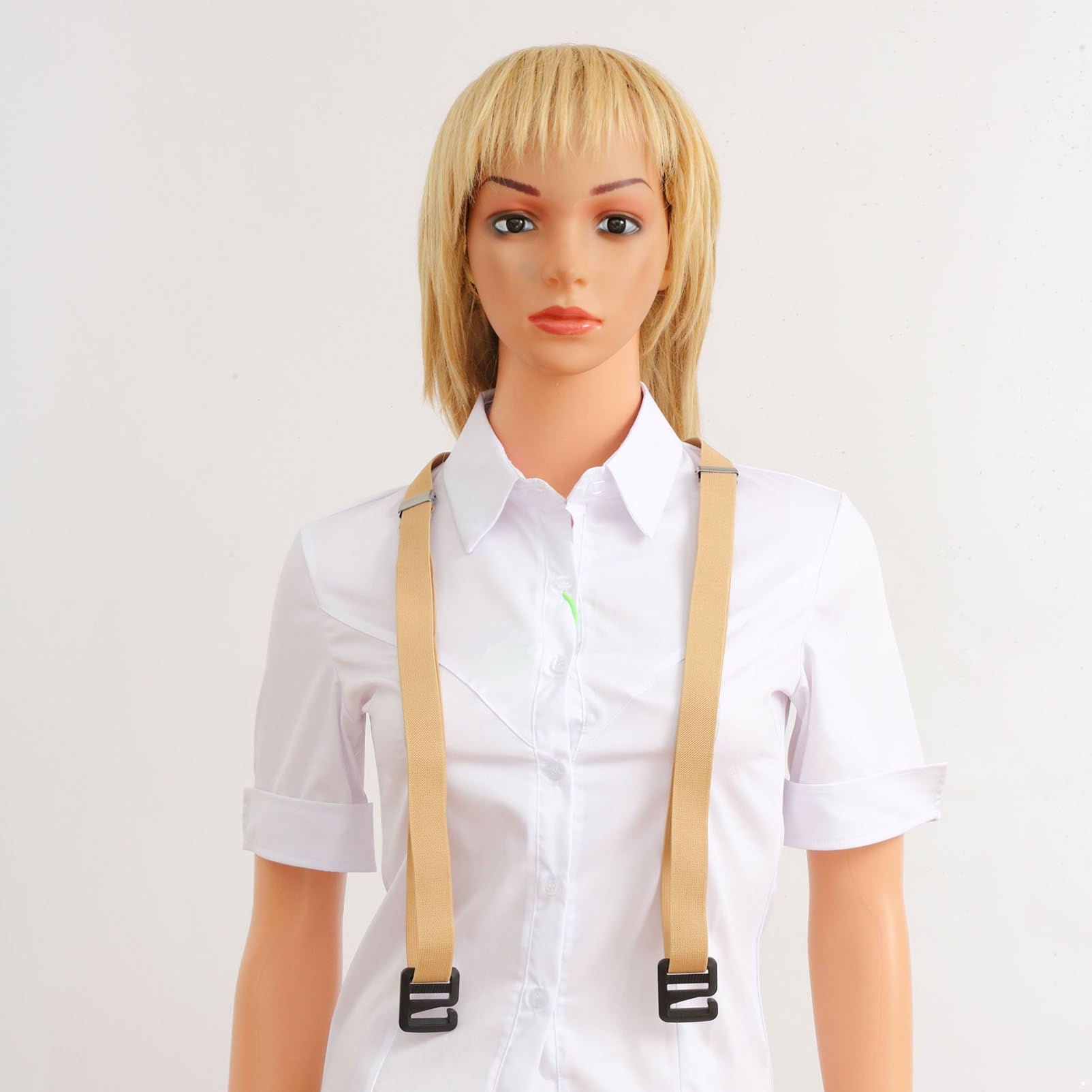 Genuine East German Grey Suspenders Uniform Pant Trouser Elastic DDR NVA GDR