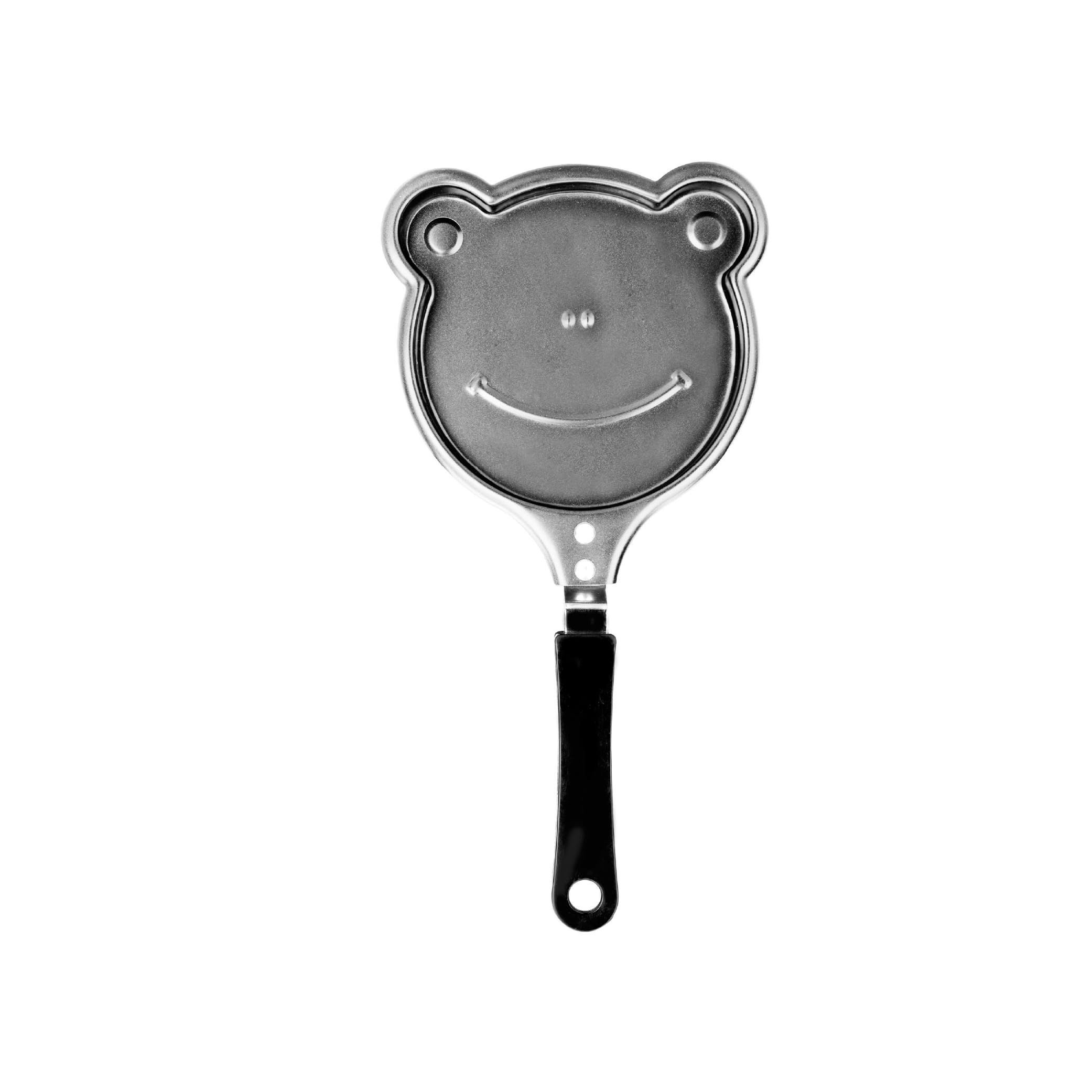 IBILI Bratpfanne Mokka-Smiley 14 cm, Aluminium, schwarz