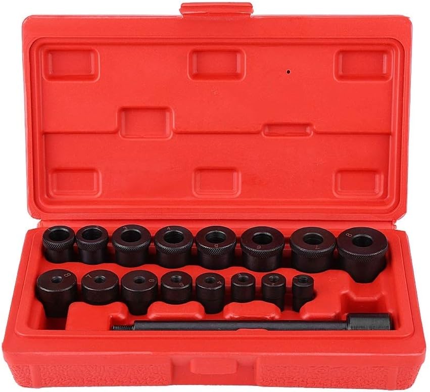 Broco Clutch Alignment Tool,17pcs Universal Clutch Alignment Kit