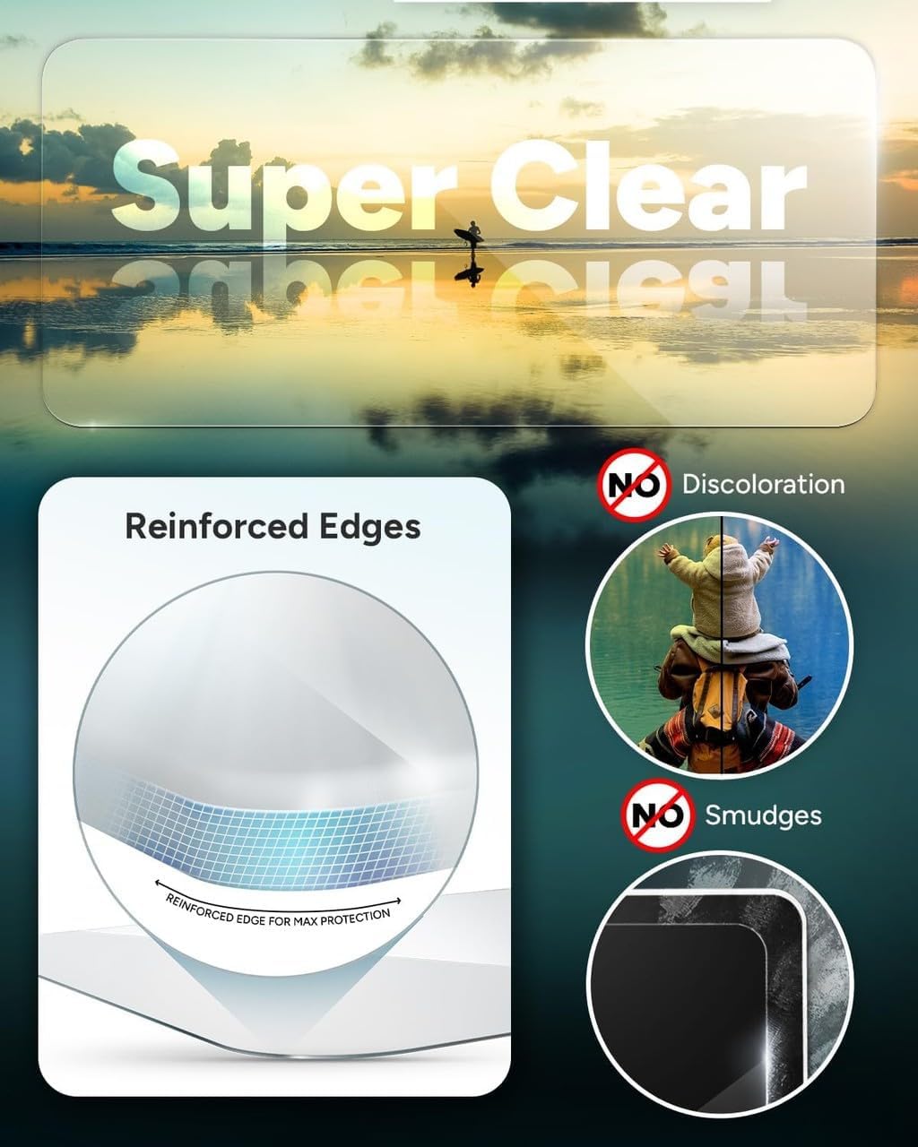 ZAGG InvisibleShield Fusion Samsung Galaxy S24 Screen Protector - Flexible Hybrid Protection, Unbreakable Polymer, High-Definition Clarity, Eco-Friendly, Biometric Tech Compatible
