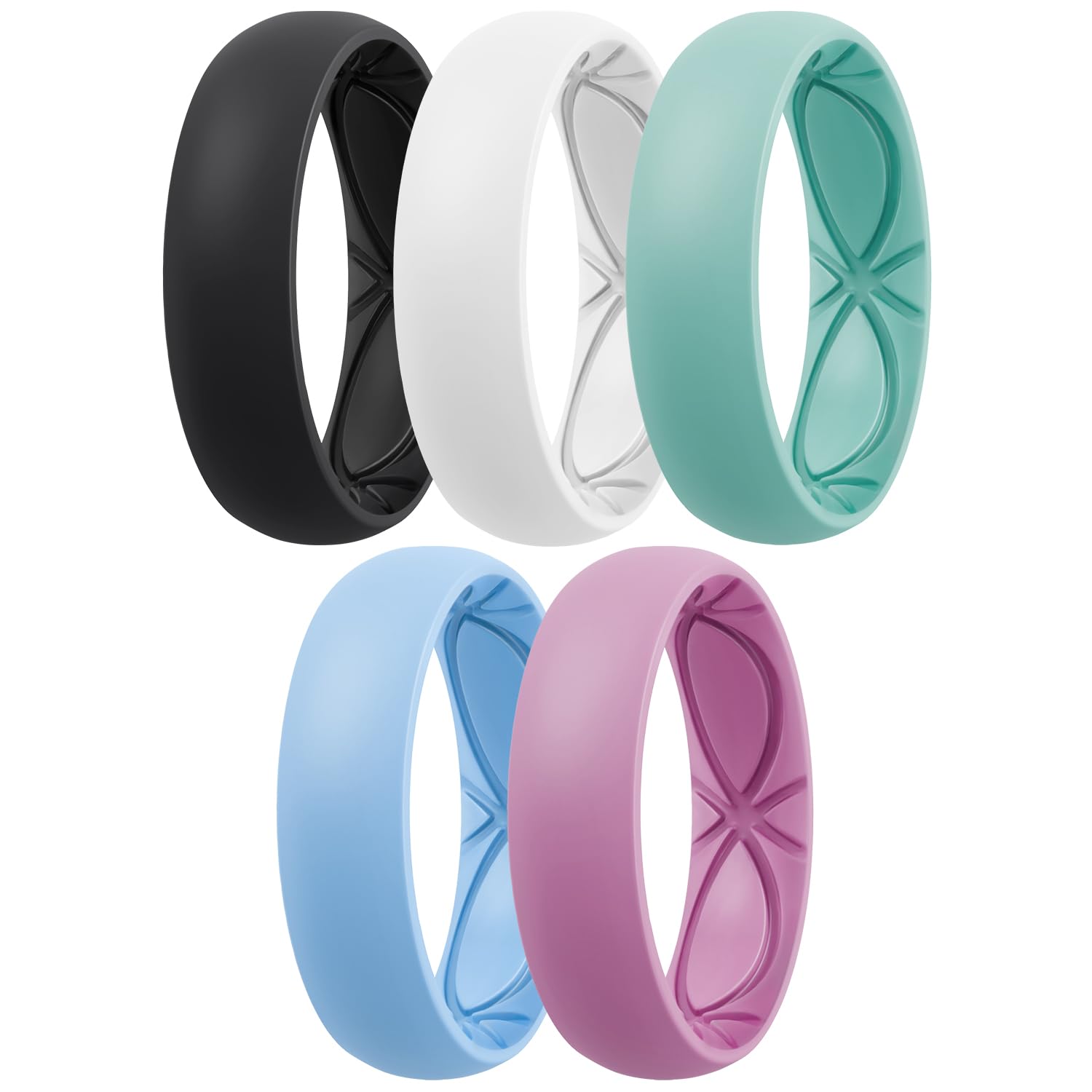 Egnaro 4/5/8 Variety Multipack Ergonomic Breathable Bridal Rings Sets