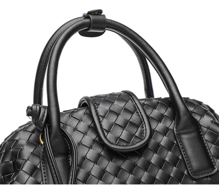 Woven Tote Bag for Women Dressy Woven Clutch Purses Leather Handwoven Crossbody Shoulder Bag Soft Shell Handbag Tote Satchel2