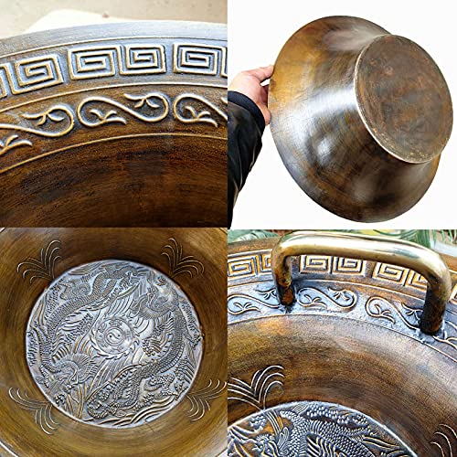 Handgemaakte waterbronschaal Klankschaal Magische schaal Resonantieschaal gemaakt van brons Fysisch experiment… - Image 4