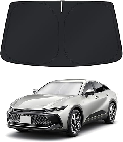 KUST Parasol para parabrisas para Toyota Crown 2023 2024, accesorios para ventana, protector de visera solar, plegable, bloquea los rayos UV, disponible en Yaxa Peru