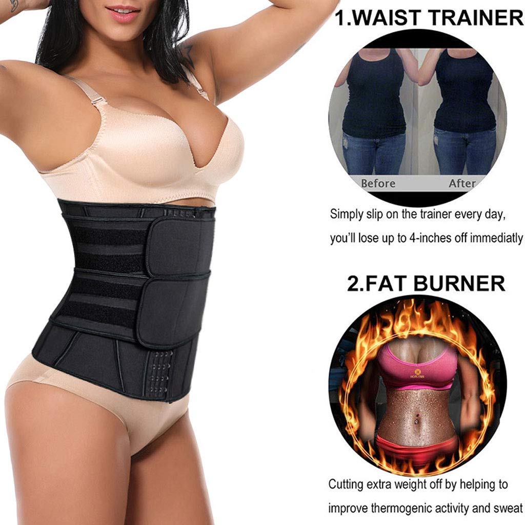 Cinturón De Entrenamiento De Cintura para Mujer Cinturón Adelgazante Body Shaper Cincher Neopreno Sauna Sudor Fajas Abdominal Fitness Cinturón Adelgazante