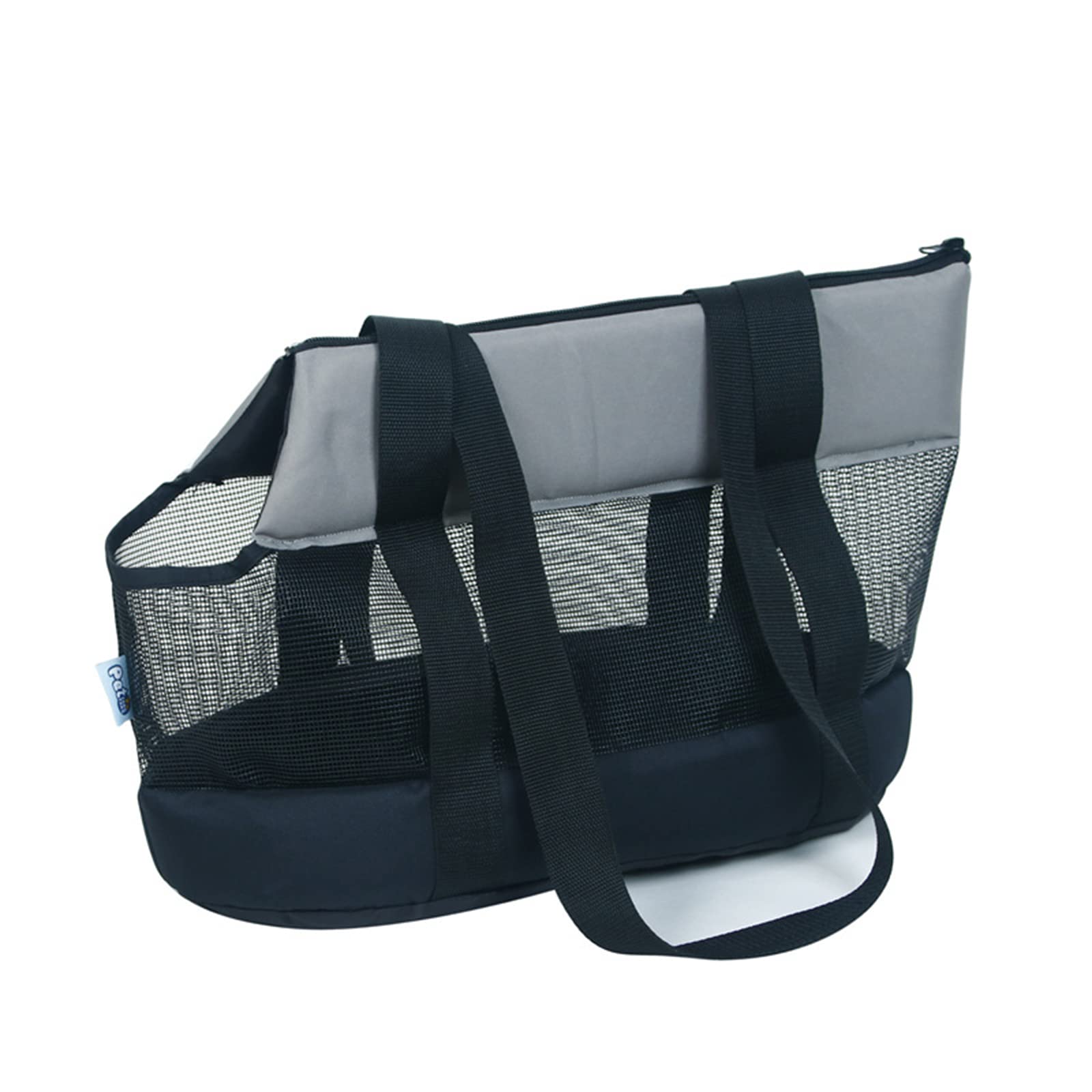 PETCUTE Borsa da Trasporto per Cani e Gatti,Traspirante Borsa da Viaggio per Animali Domestici con Tracolla,Cinghia di Sicurezza Interna,Borsa a Tracolla per Animali Domestici con Pad Rimovibile